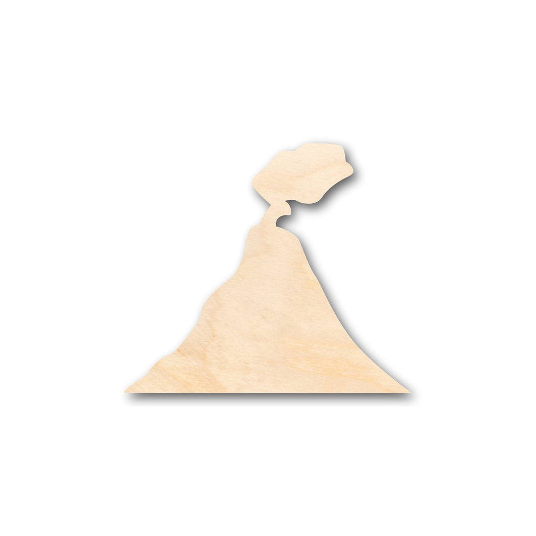 Unfinished Wood Volcano Shape - Craft - up to 36