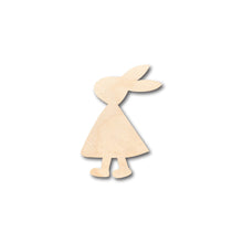 Load image into Gallery viewer, Unfinished Wood Walking Female Rabbit Shape - Craft - up to 36&quot; DIY
