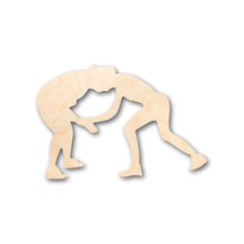 Load image into Gallery viewer, Unfinished Wood Wrestlers Shape - Craft - up to 36&quot; DIY
