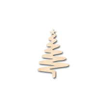Load image into Gallery viewer, Unfinished Wood Zig Zag Tree Shape - Craft - up to 36&quot; DIY
