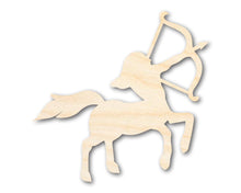 Load image into Gallery viewer, Unfinished Wood Sagittarius Centaur Shape - Zodiac Craft - up to 36&quot;
