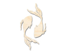 Load image into Gallery viewer, Unfinished Wood Pisces Fish Shape - Zodiac Craft - up to 46&quot;
