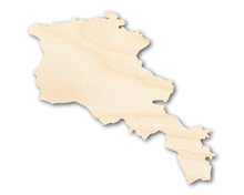 Load image into Gallery viewer, Unfinished Wood Armenia Country Shape - Eastern Europe Craft - up to 36&quot; DIY
