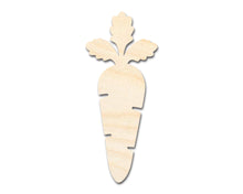 Load image into Gallery viewer, Unfinished Wood Carrot Shape - Garden Vegetable Craft - up to 36&quot; DIY
