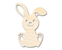 Load image into Gallery viewer, Unfinished Wood Cute Bunny Shape - Easter Spring Kids Craft - up to 36&quot; DIY
