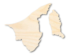 Load image into Gallery viewer, Unfinished Wood Brunei Country Shape - Asia Craft - up to 36&quot; DIY
