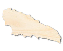 Load image into Gallery viewer, Unfinished Wood Mwali Island Shape - Comoros Craft - up to 36&quot; DIY
