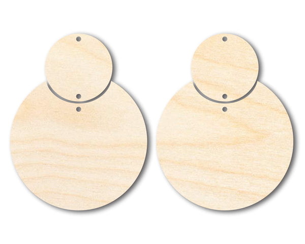 Deathly Hallow Earring Blanks | Wooden Earring Blanks Maple