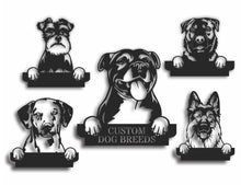 Load image into Gallery viewer, Metal Customizable Dog Breeds Wall Art
