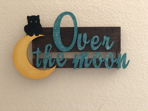 Unfinished Wood Crescent Moon Shape | DIY Celestial Night Sky Craft Cutout | Up to 36"