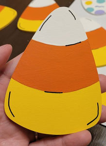 Unfinished Wood Candy Corn Shape - Halloween - Craft - up to 24" DIY