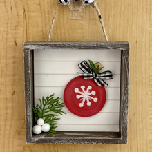 Load image into Gallery viewer, wooden christmas bulb ornament craft
