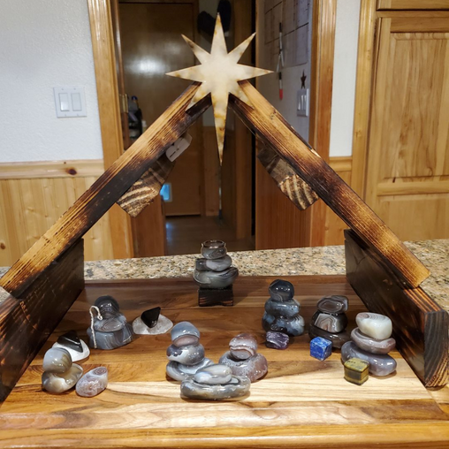 wooden star of bethlehem craft