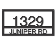 Load image into Gallery viewer, Custom Metal House Address Sign | Indoor Outdoor | Up to 46&quot; | Over 20 Color Options
