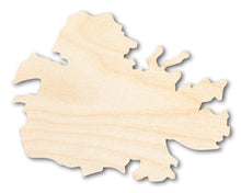 Load image into Gallery viewer, Unfinished Wood Antigua Country Shape - Caribbean Craft - up to 36&quot; DIY
