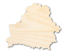 Load image into Gallery viewer, Unfinished Wood Belarus Country Shape - Europe Craft - up to 36&quot; DIY
