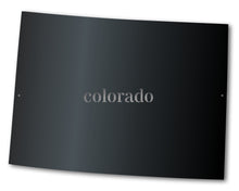 Load image into Gallery viewer, Metal Colorado Wall Art - Custom Metal US State Sign - 14 Color Options
