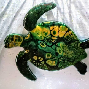 Unfinished Wood Sea Turtle Shape - Ocean - Nursery - Craft - up to 24