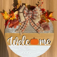 Load image into Gallery viewer, Unfinished Wood Pumpkin Silhouette - Craft- up to 24&quot; DIY
