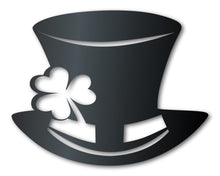 Load image into Gallery viewer, Metal St Patrick&#39;s Day Hat Wall Art - Metal Irish Sign - 14 Color Options
