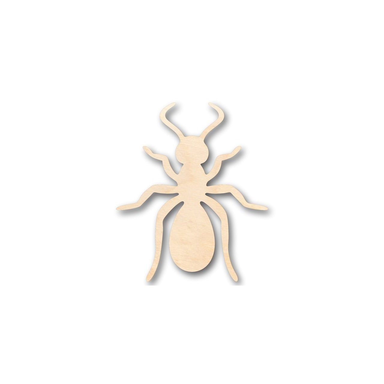 Unfinished Wooden Ant Shape - Insect - Animal - Wildlife - Craft - up to 24" DIY-24 Hour Crafts