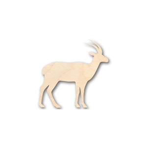 Unfinished Wooden Antelope Shape - Animal - Wildlife - Craft - up to 24" DIY-24 Hour Crafts