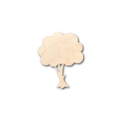 Unfinished Wooden Apple Tree Shape - Craft - up to 24