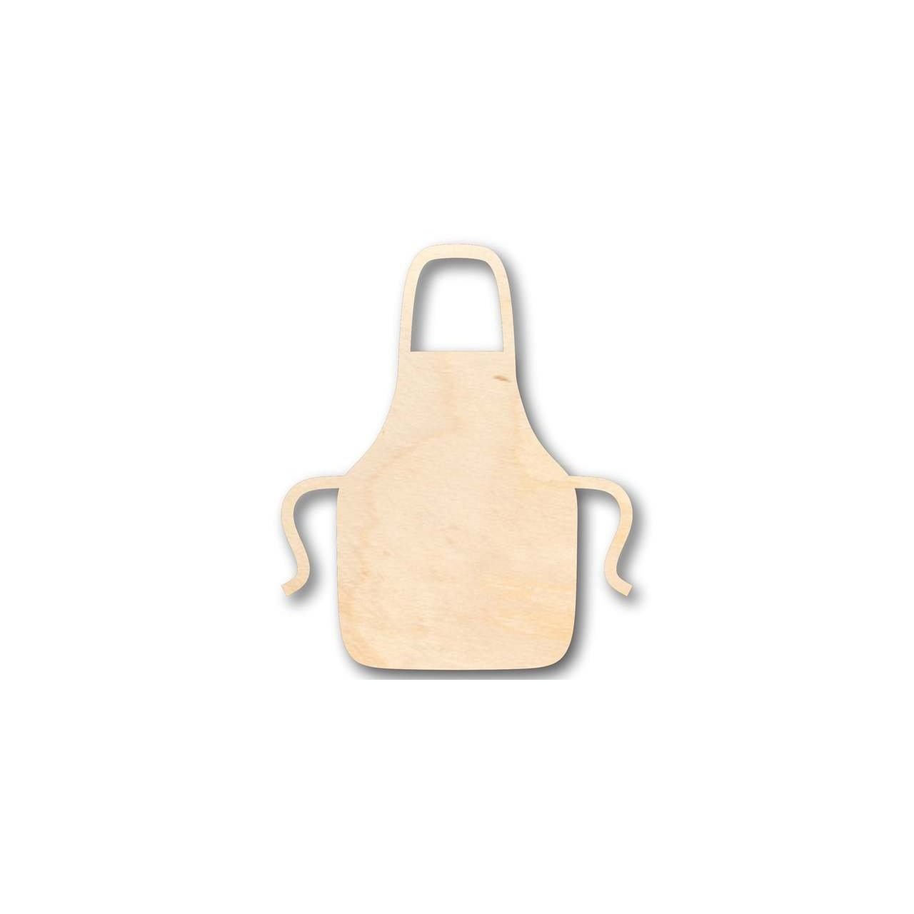 Unfinished Wooden Apron Shape - Craft - up to 24" DIY-24 Hour Crafts