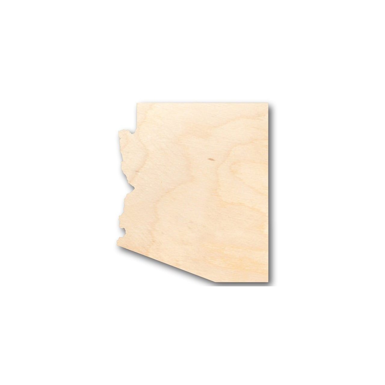 Unfinished Wooden Arizona Shape - State - Craft - up to 24" DIY-24 Hour Crafts