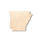 Unfinished Wooden Arkansas Shape - State - Craft - up to 24" DIY-24 Hour Crafts