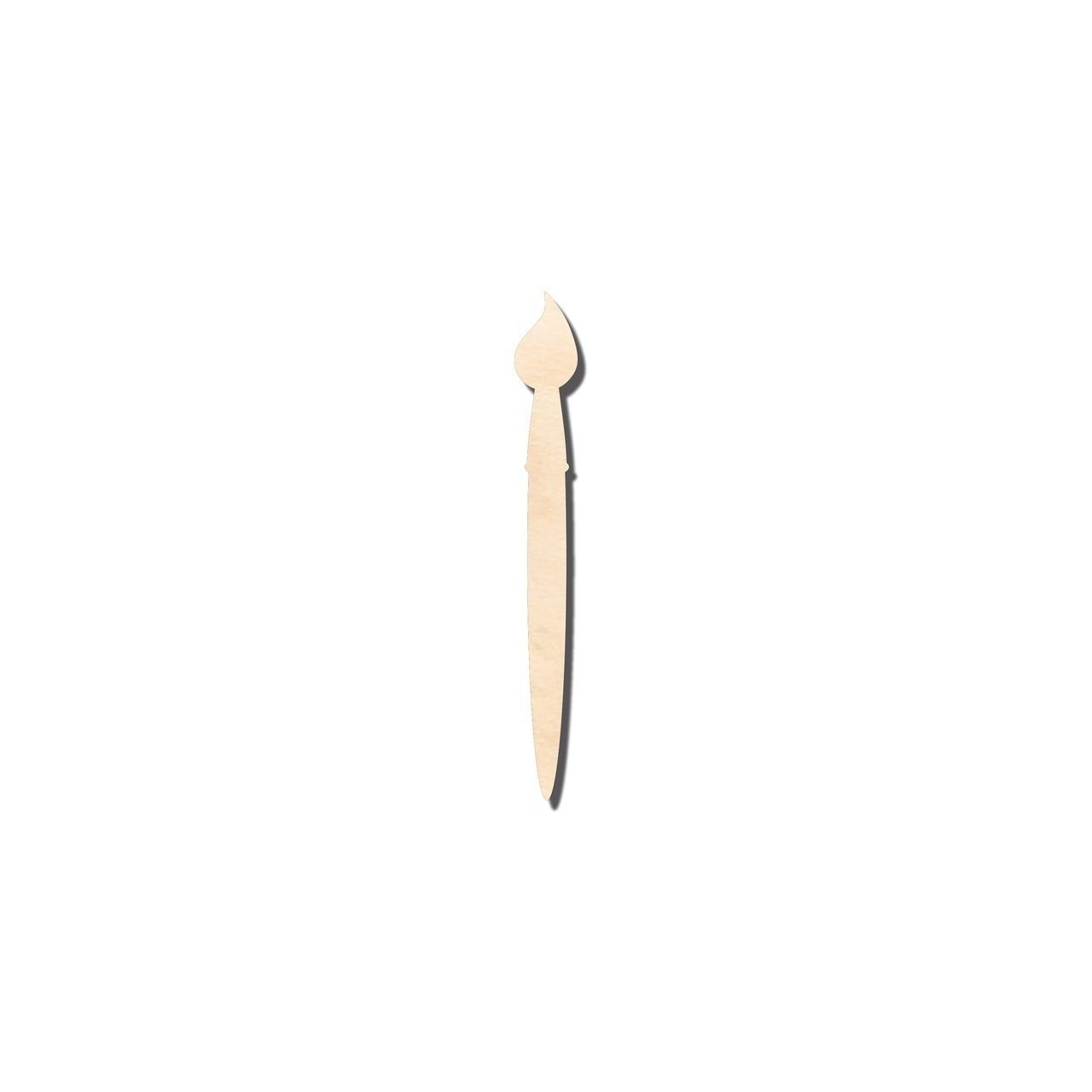 Unfinished Wooden Artist Paint Brush Shape - Craft - up to 24" DIY-24 Hour Crafts