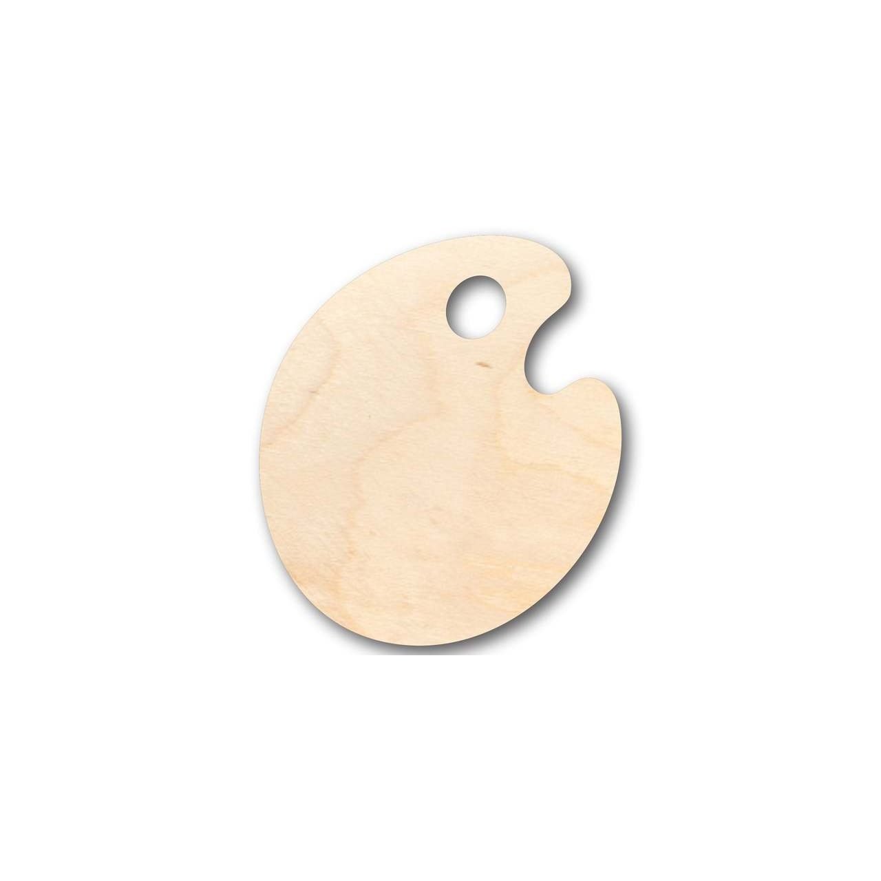 Unfinished Wooden Artist Paint Palette Shape - Craft - up to 24" DIY-24 Hour Crafts