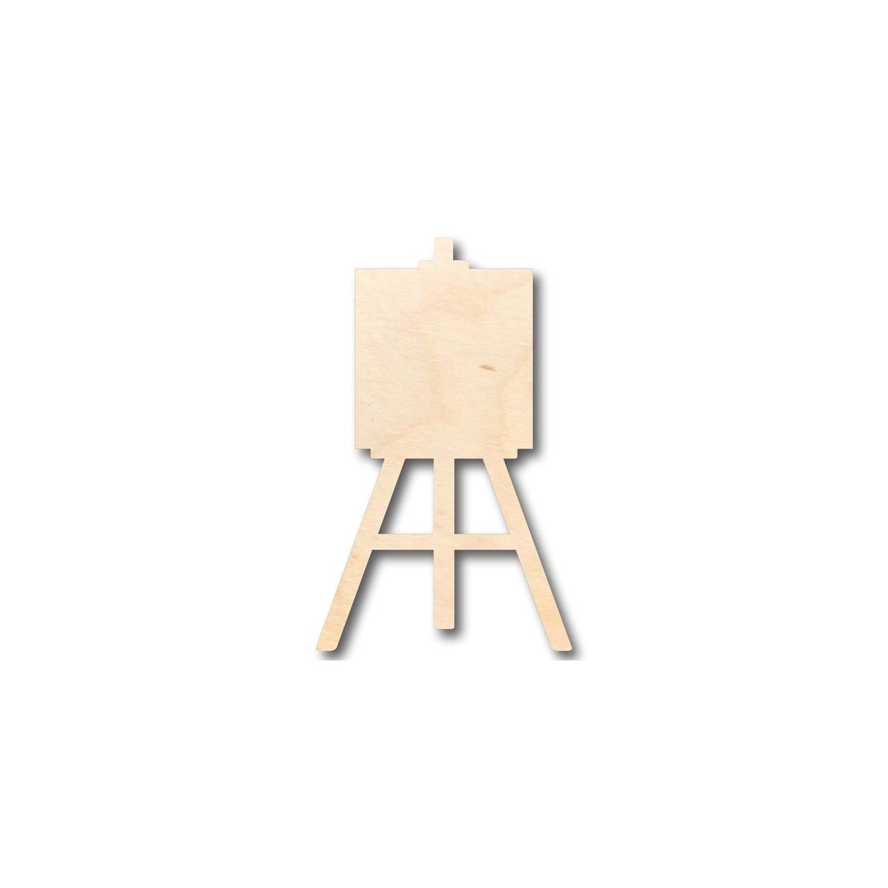 Unfinished Wooden Artist Painting Easel Shape - Craft - up to 24" DIY-24 Hour Crafts