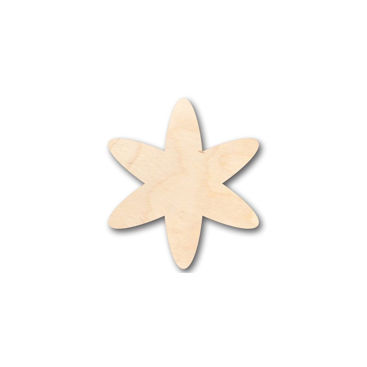 Unfinished Wooden Asterisk Symbol - Craft - up to 24" DIY-24 Hour Crafts