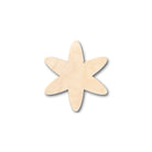 Unfinished Wooden Asterisk Symbol - Craft - up to 24" DIY-24 Hour Crafts