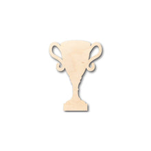 Load image into Gallery viewer, Unfinished Wooden Award Trophy Shape - Sports - Craft - up to 24&quot; DIY-24 Hour Crafts
