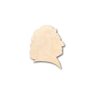 Unfinished Wooden Bach Shape - Music - History - Craft - up to 24" DIY-24 Hour Crafts