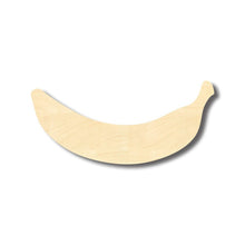 Load image into Gallery viewer, Unfinished Wooden Banana Shape - Fruit - Craft- up to 24&quot; DIY-24 Hour Crafts
