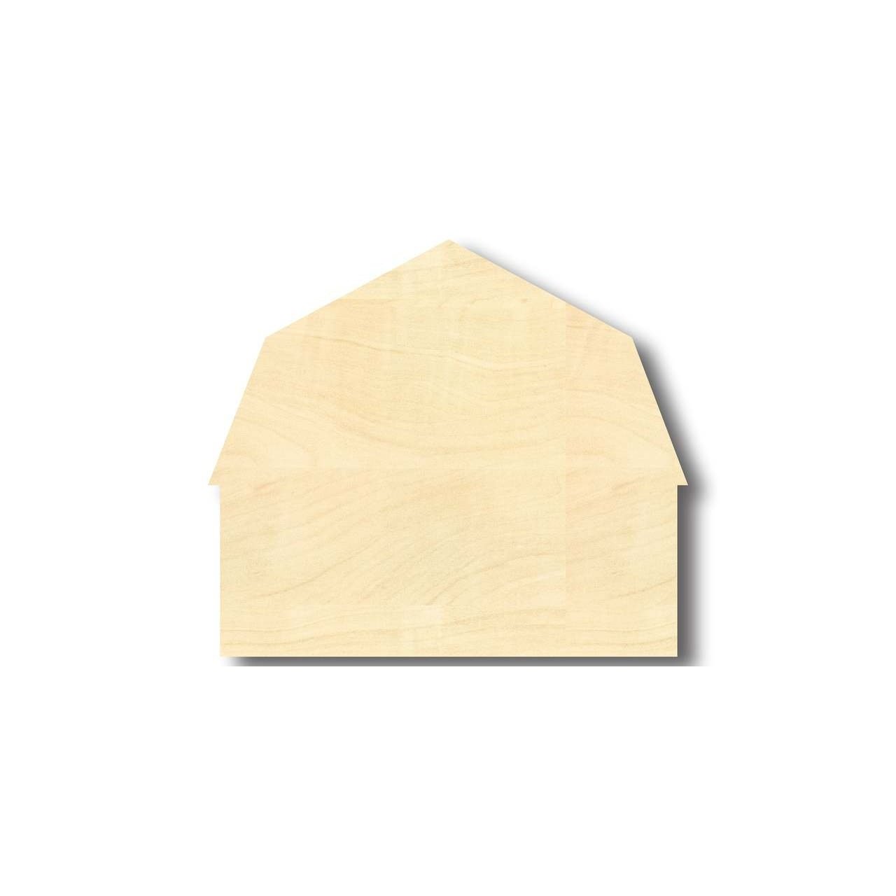 Unfinished Wooden Barn Farm Shape - Craft - up to 24" DIY-24 Hour Crafts