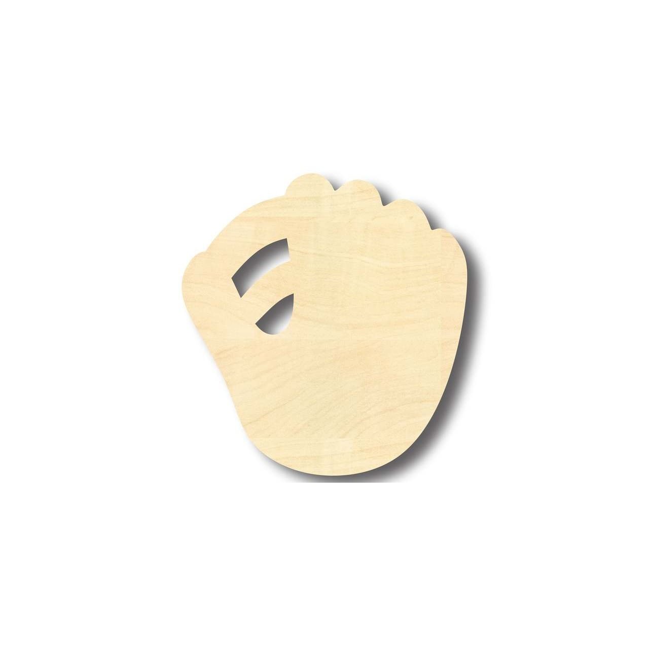 Unfinished Wooden Baseball Mitt Shape - Sports - Kids Room Decor - up to 24" DIY-24 Hour Crafts