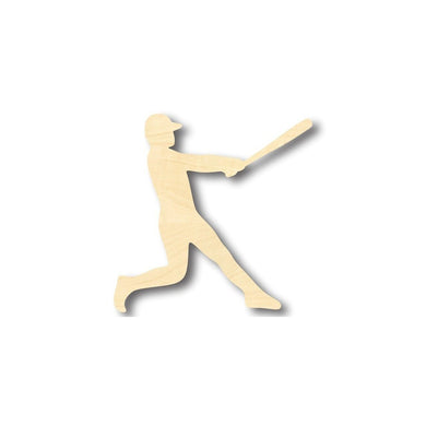 Unfinished Wooden Baseball Player Shape - Sports - Kids Room Decor - up to 24