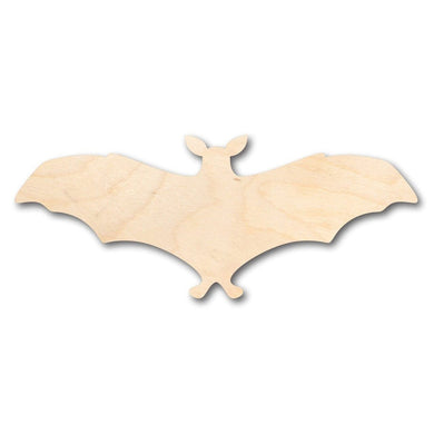 Unfinished Wooden Bat Shape - Animal - Craft - up to 24