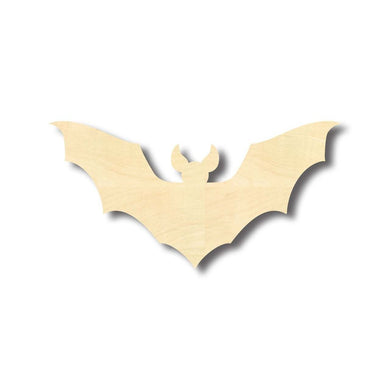 Unfinished Wooden Bat Shape - Animal - Wildlife - Craft - up to 24