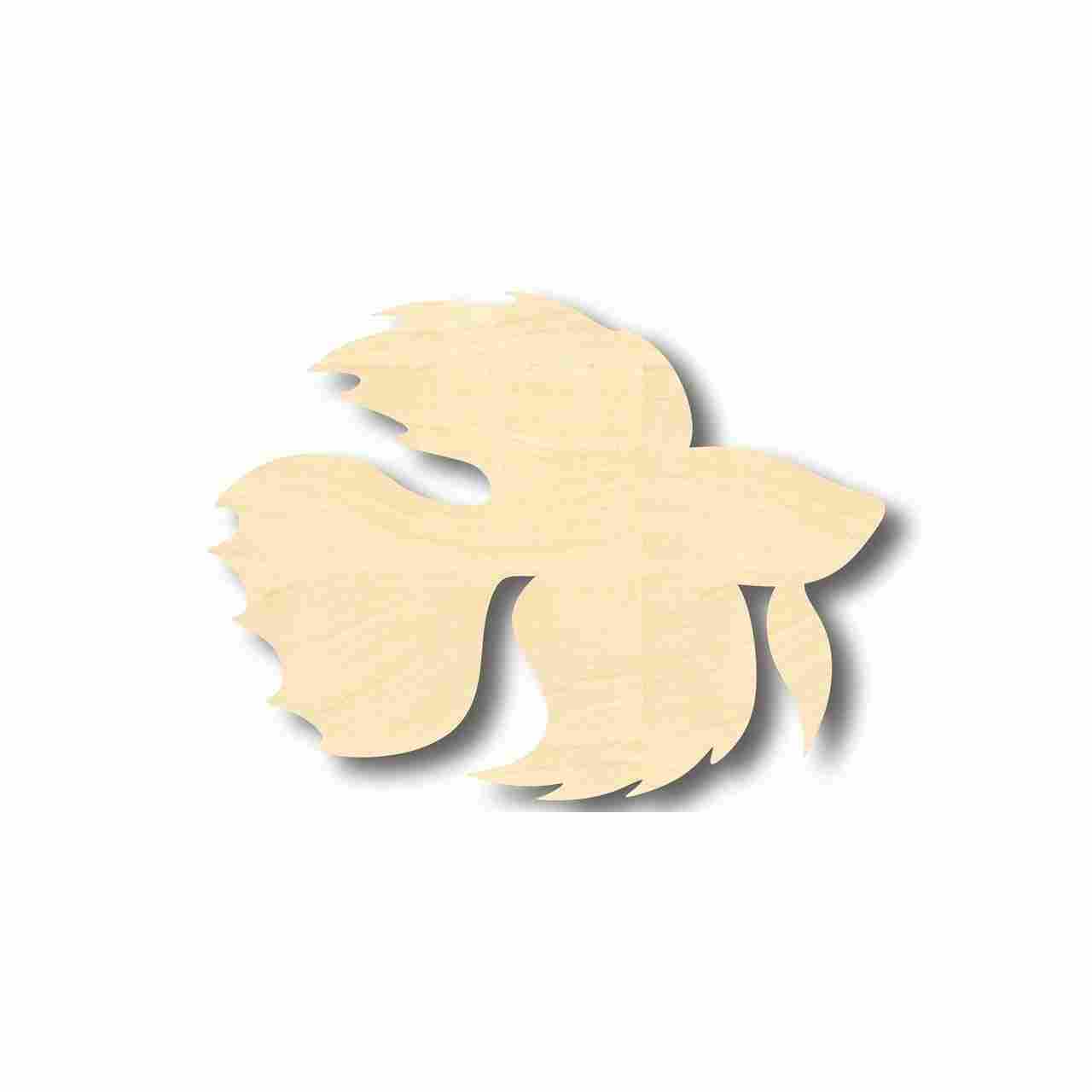 Unfinished Wooden Beta Fish Pet Shape - Ocean - Aquarium - Craft - up to 24" DIY-24 Hour Crafts