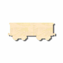 Load image into Gallery viewer, Unfinished Wooden Boxcar Train Shape - Craft - up to 24&quot; DIY-24 Hour Crafts
