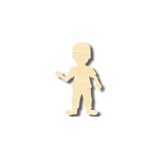 Load image into Gallery viewer, Unfinished Wooden Boy Cut Out Shape - Room Decor - Craft- up to 24&quot; DIY-24 Hour Crafts
