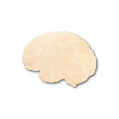Unfinished Wooden Brain Shape - Science - Craft - up to 24