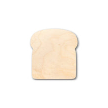 Load image into Gallery viewer, Unfinished Wooden Bread Shape - Food - Craft - up to 24&quot; DIY-24 Hour Crafts
