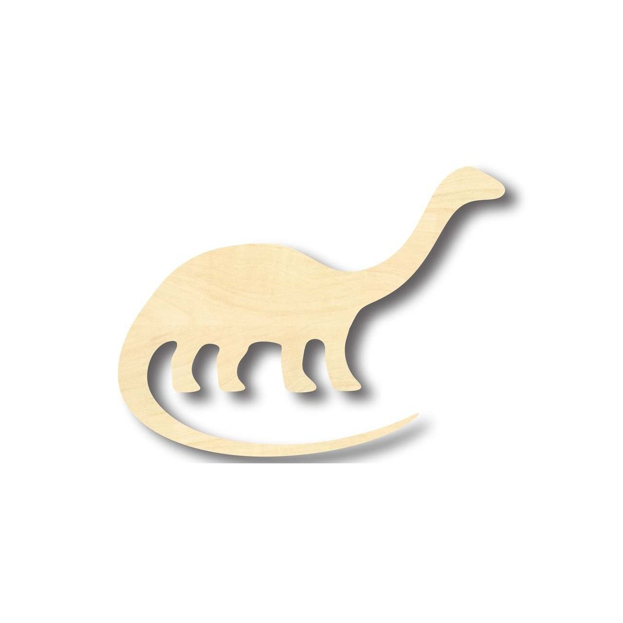Unfinished Wooden Brontosaurus Shape - Dinosaur - Craft - up to 24" DIY-24 Hour Crafts