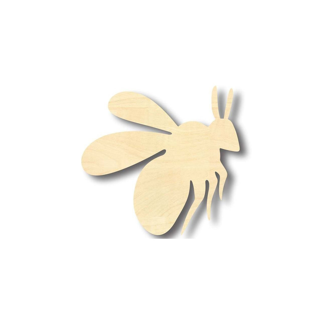 Unfinished Wooden Bumble Bee Shape -Insect - Animal - Wildlife - Craft - up to 24